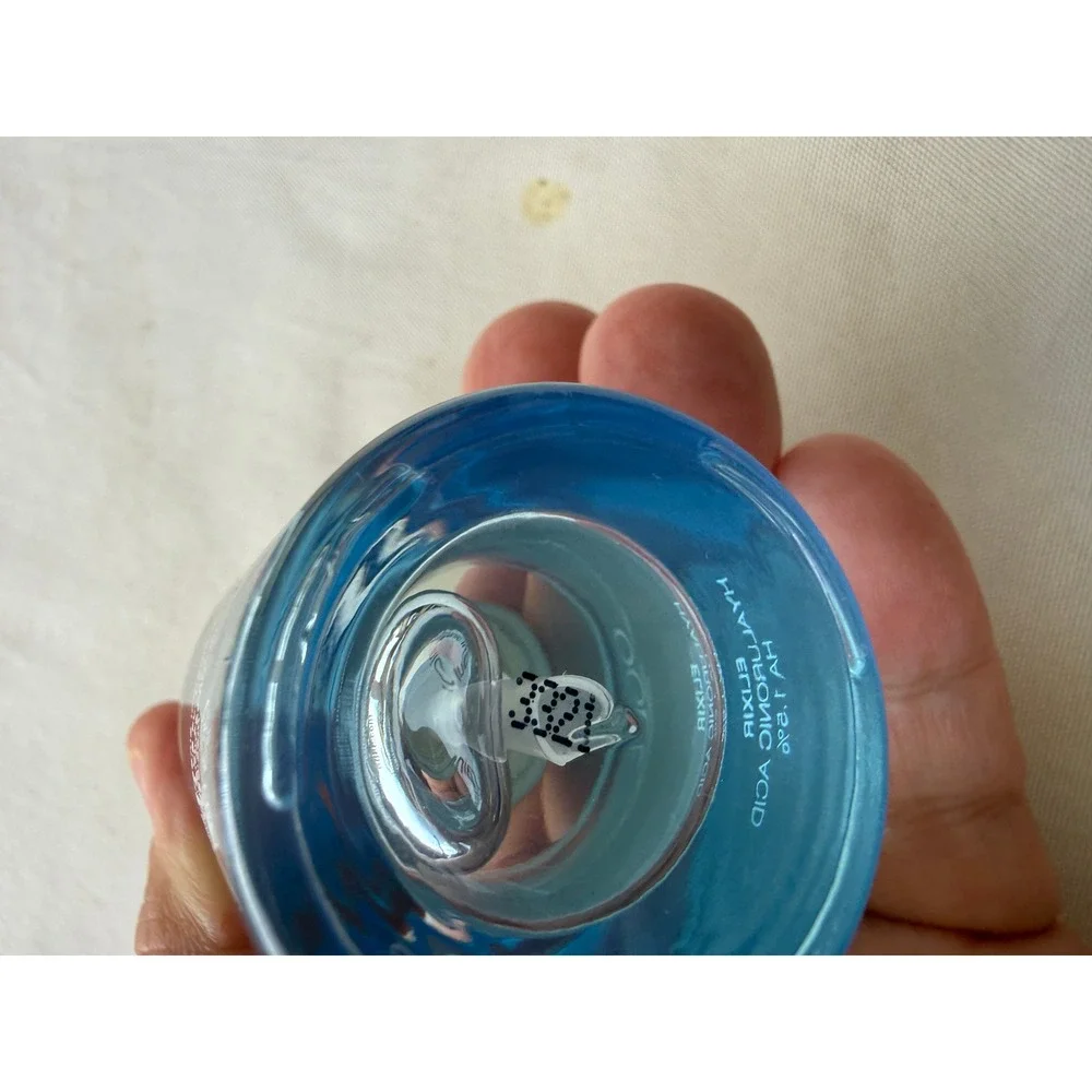 Ogee Elixir Hyaluronic Acid HA 1.5% Hydrating Serum 15ml 0.5oz Blue Glass Bottle